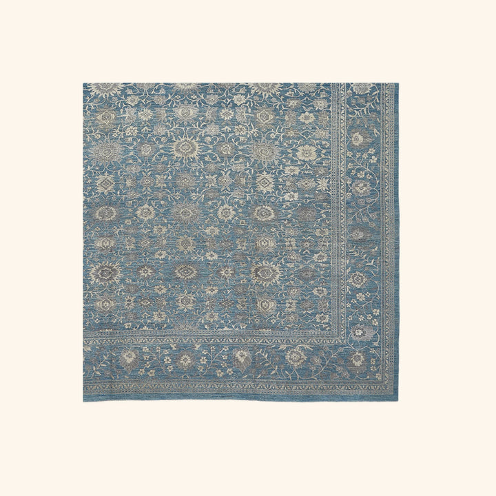 Blue Traditional Wool Rug - 11'11" x 18'3"