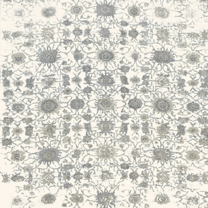 Blue Traditional Wool Rug - 11'11" x 18'3"