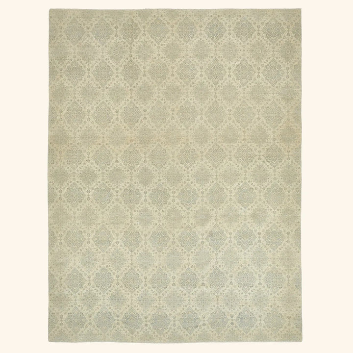 Green Transitional Wool Rug - 13'11" x 18'1"