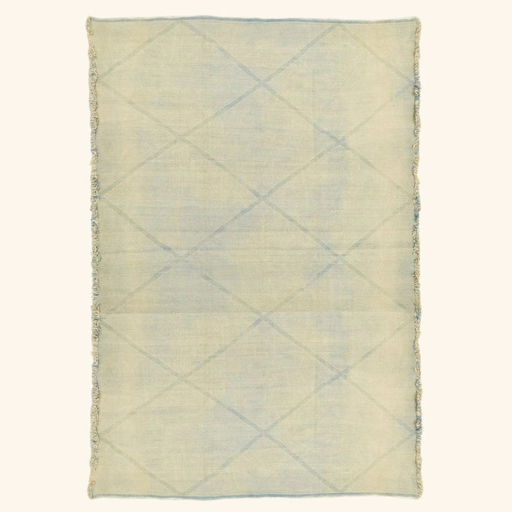 Beige Flatweave Wool Rug - 13'5" x 21'4"