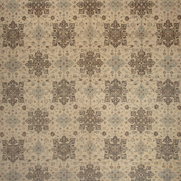 Beige Transitional Wool Rug - 16'1" x 29'9"