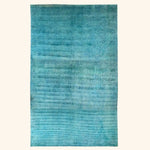 Blue Alchemy Transitional Wool Silk Blend Rug - 19'10" x 34'9"