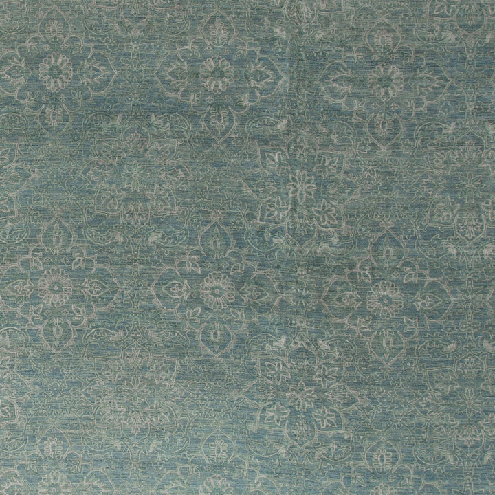 Blue Transitional Wool Rug - 17'9" x 30'1"