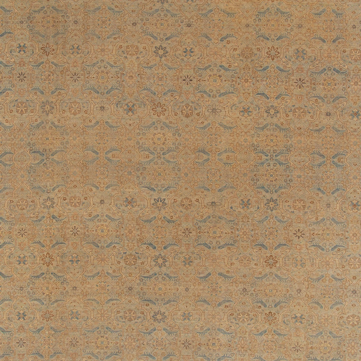 Yellow Traditional Wool Rug - 19'2" x 28'7"