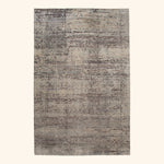 Grey Nu Vibrant Modern Tibetan Silk Rug - 11'11" x 18'3"