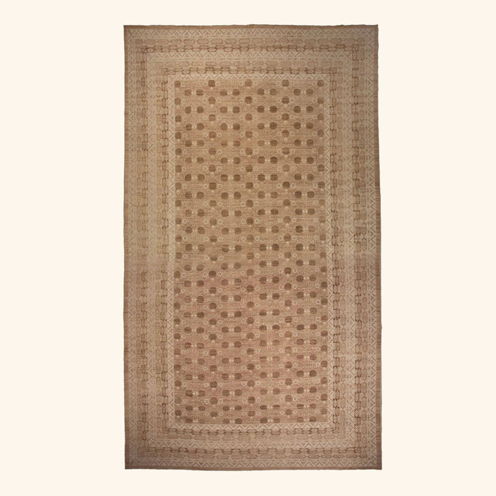 Brown Traditional Wool Rug - 16'3" x 32'4"