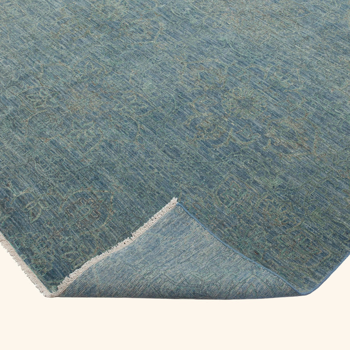 Blue Transitional Wool Rug - 15'1" x 23'1"