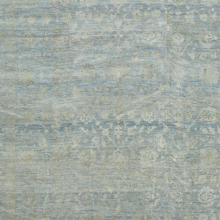 Blue Transitional Wool Rug - 12'1" x 17'9"