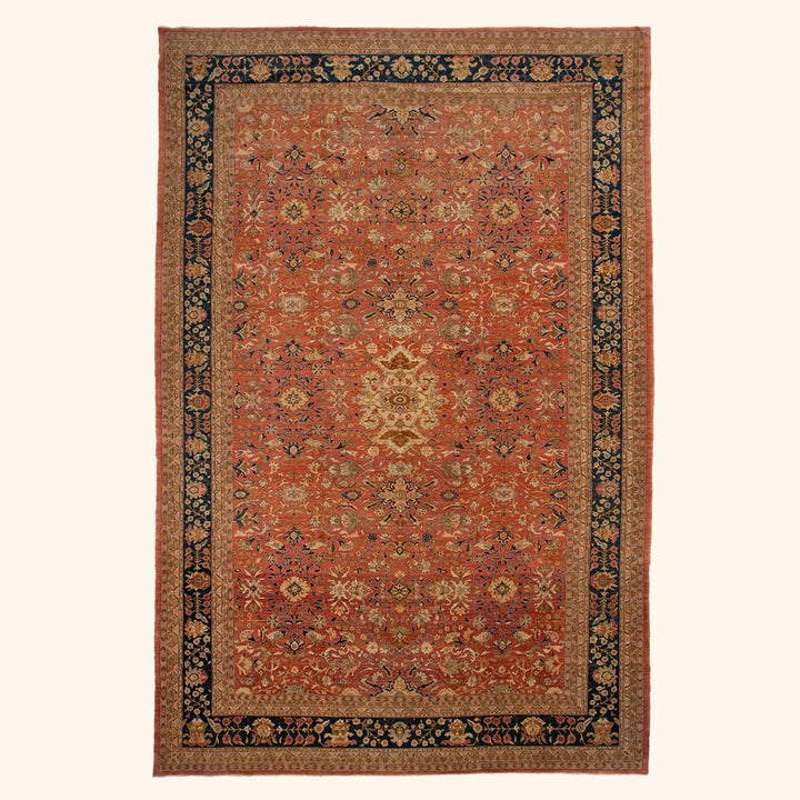 Red Traditional Wool Rug - 12'2" x 18'9"