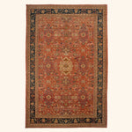 Red Traditional Wool Rug - 12'2" x 18'9"