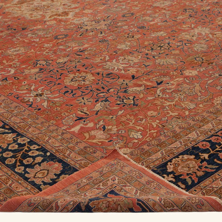 Red Traditional Wool Rug - 12'2" x 18'9"