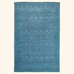 Blue Transitional Wool Rug - 11'8" x 17'1"