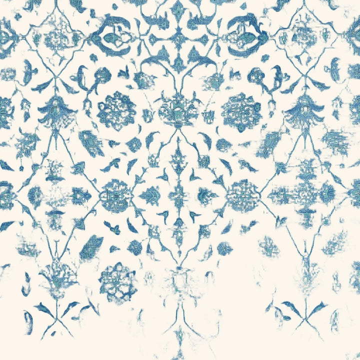 Blue Transitional Wool Rug - 11'8" x 17'1"