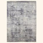 Grey Transitional Wool Silk Blend Rug - 12'11" x 18'