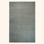 Blue Transitional Wool Silk Blend Rug - 16'6" x 25'9"