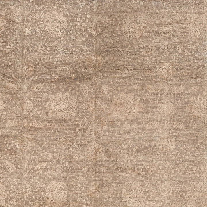 Beige Transitional Silk Rug - 17'11" x 29'1"