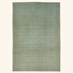 Green Overdyed Wool Rug - 17'3" x 25'6"