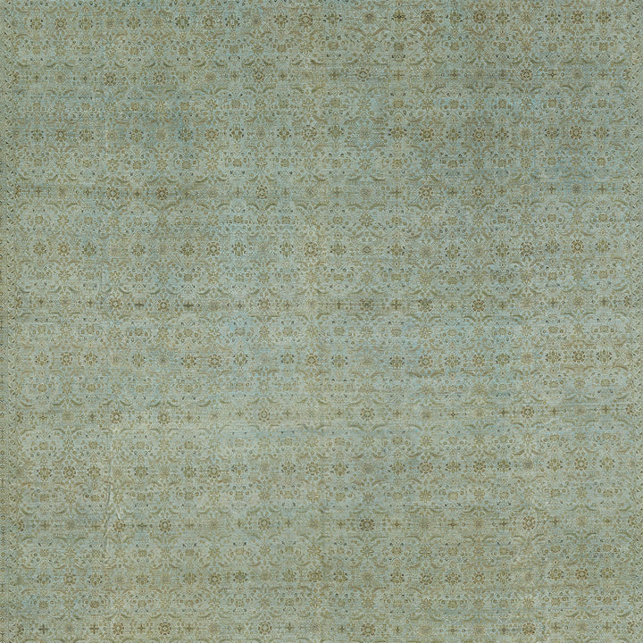 Green Overdyed Wool Rug - 17'3" x 25'6"