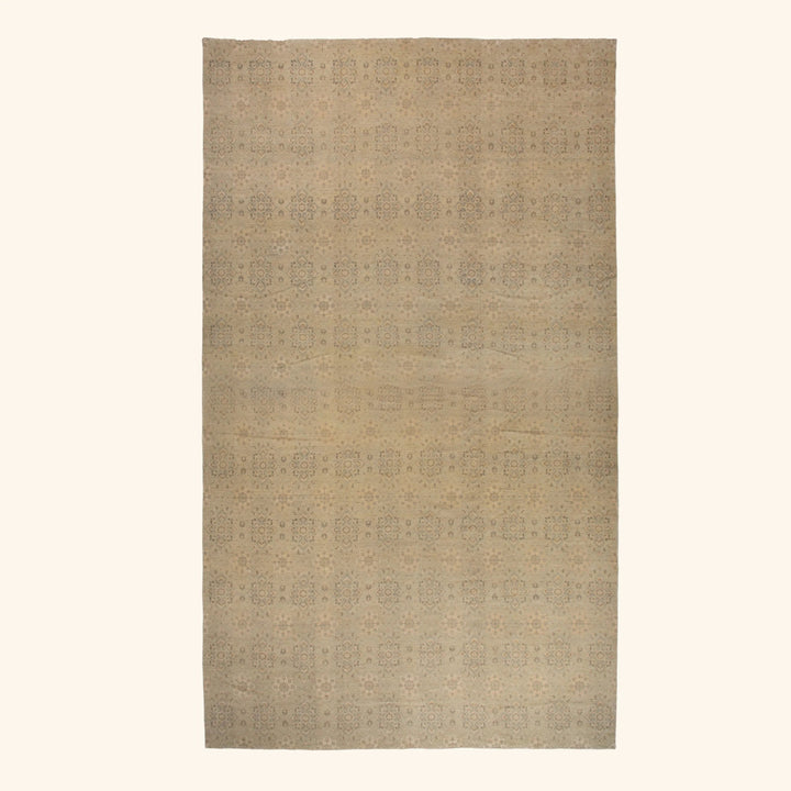 Beige Transitional Wool Rug - 15'9" x 27'3"
