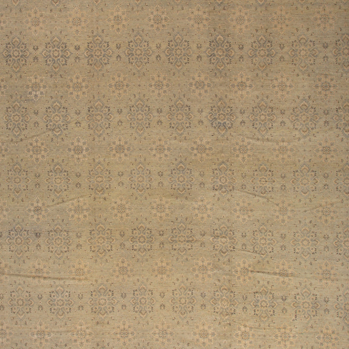 Beige Transitional Wool Rug - 15'9" x 27'3"