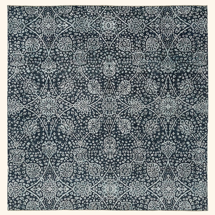 Grey Transitional Wool Rug - 14'11" x 15'2"