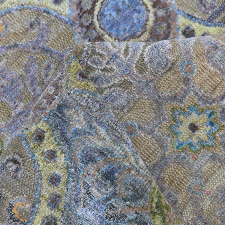 Grey Alchemy Transitional Wool Silk Blend Rug - 15'1" x 19'10"