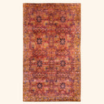 Orange Alchemy Transitional Wool Silk Blend Rug - 14'9" x 26'2"