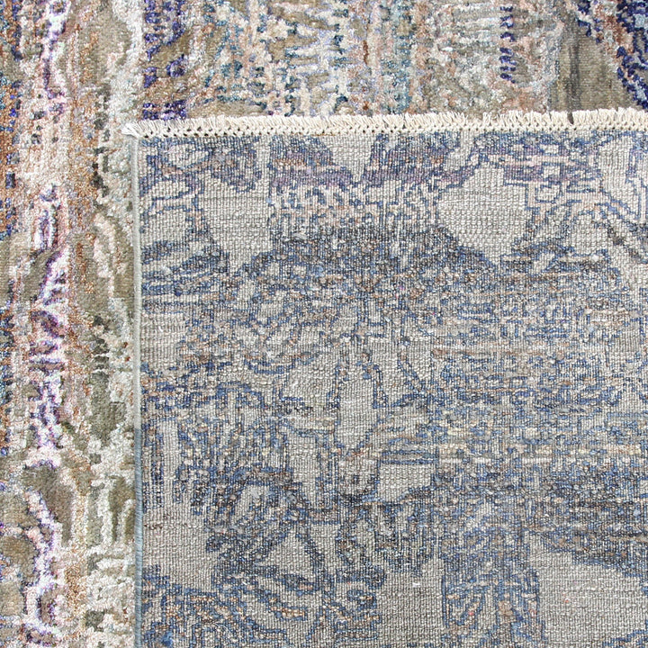 Brown Transitional Wool Silk Blend Rug - 15'8" x 20'3"