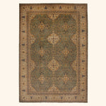 Brown Traditional Wool Rug - 12'2" x 17'10"