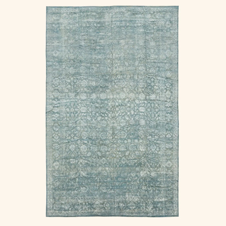 Blue Transitional Wool Rug - 17'9" x 28'2"