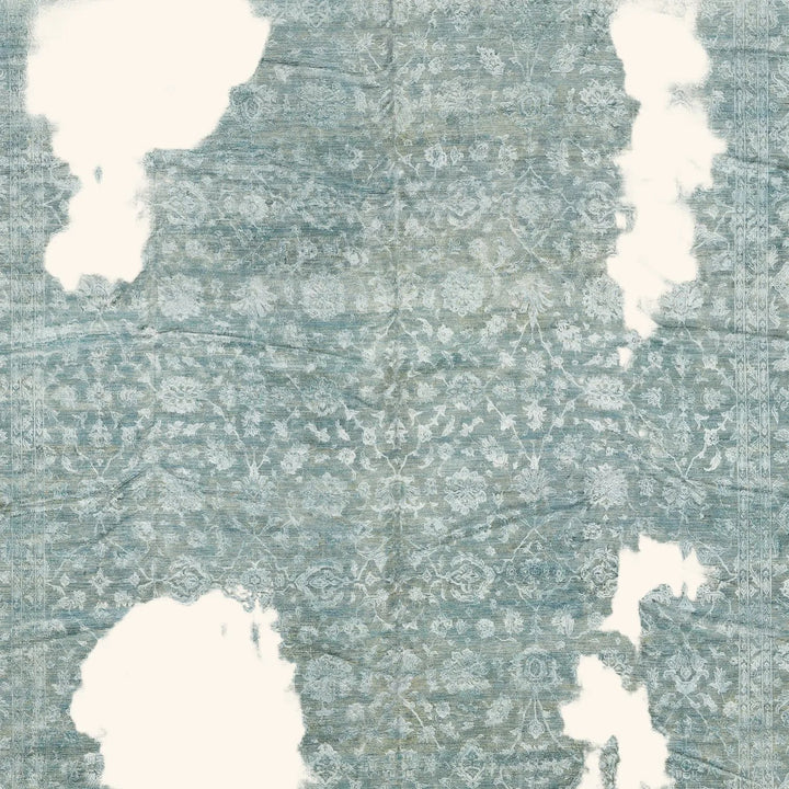 Blue Transitional Wool Rug - 17'9" x 28'2"