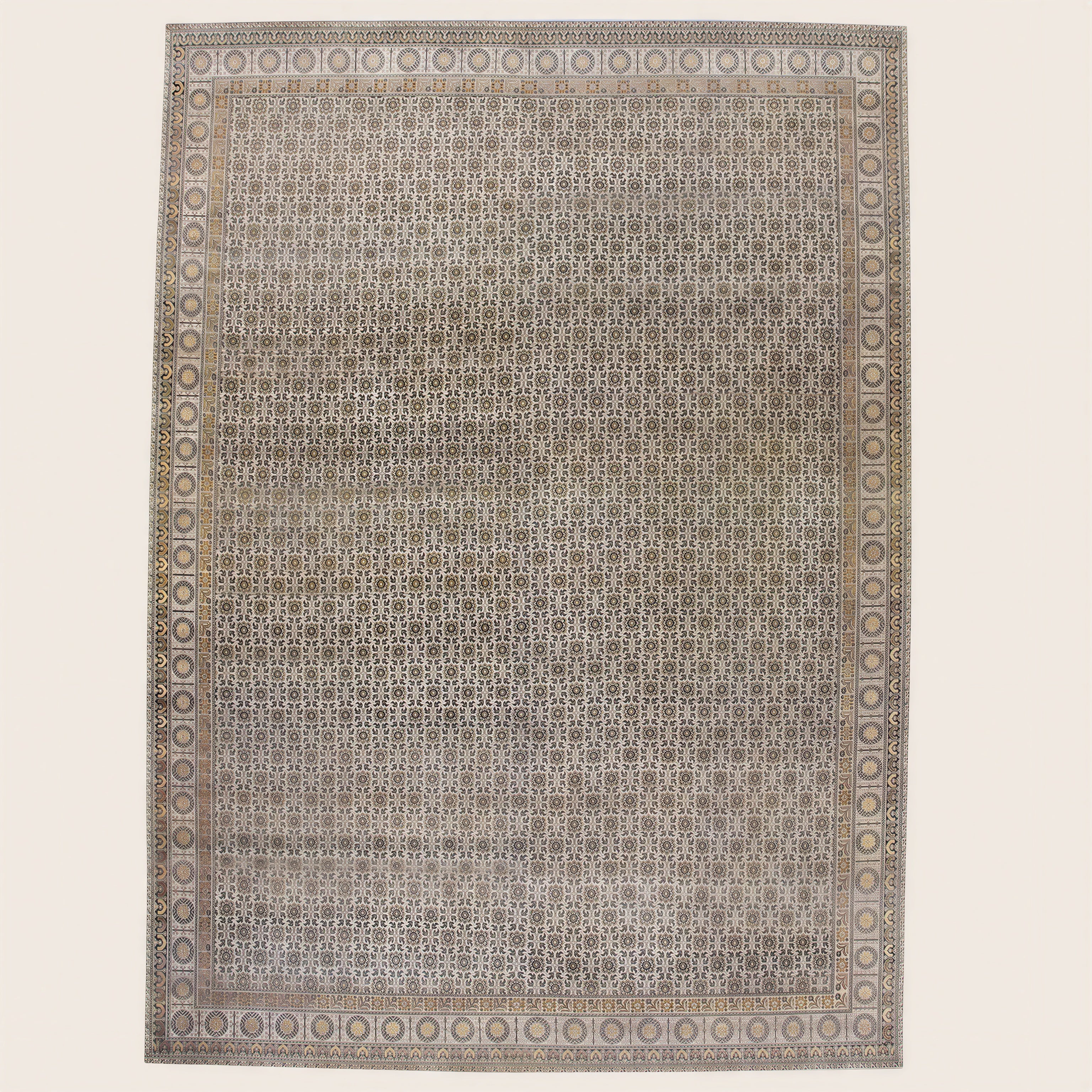 Brown Alchemy Transitional Wool Silk Blend Rug - 14'1