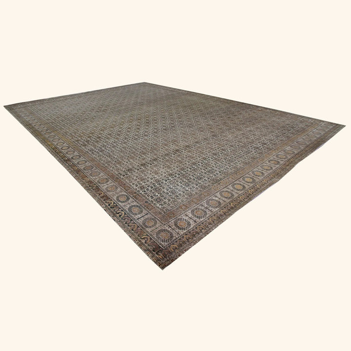 Brown Alchemy Transitional Wool Silk Blend Rug - 14'1" x 20'4"