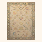 Green Traditional Wool Rug - 12'2" x 16'3"