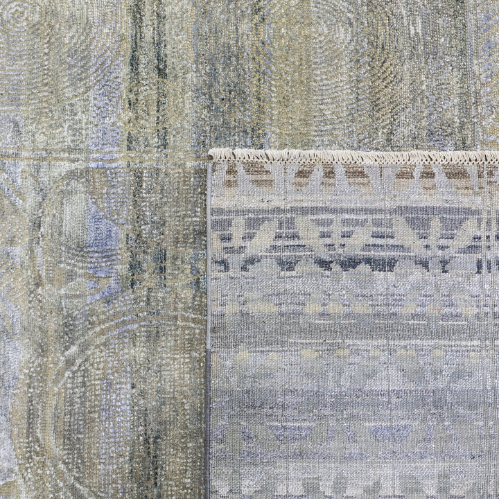 Grey Alchemy Contemporary Silk Wool Blend Rug - 16' x 20'3"