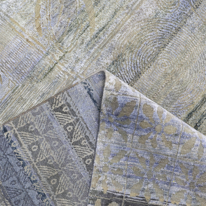 Grey Alchemy Contemporary Silk Wool Blend Rug - 16' x 20'3"