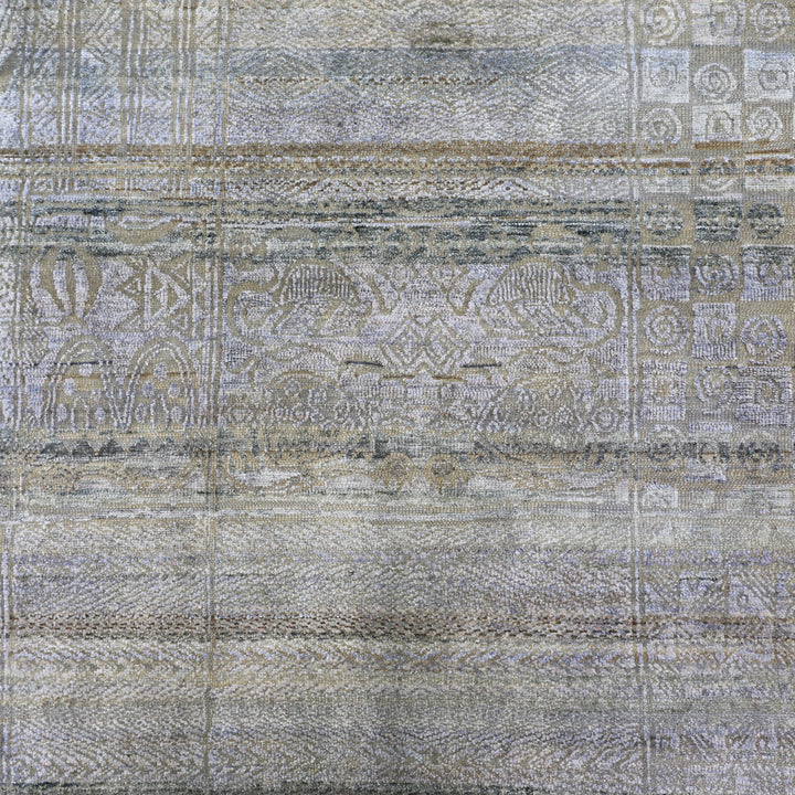 Grey Alchemy Contemporary Silk Wool Blend Rug - 16' x 20'3"