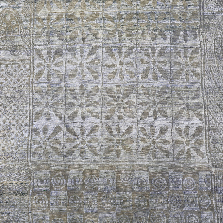 Grey Alchemy Contemporary Silk Wool Blend Rug - 16' x 20'3"