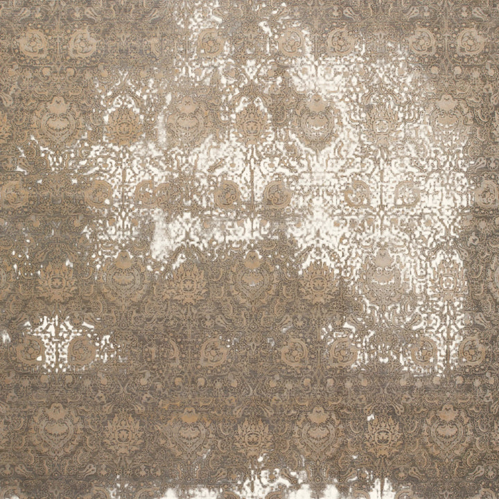 Brown Transitional Wool Rug - 12' x 14'11"