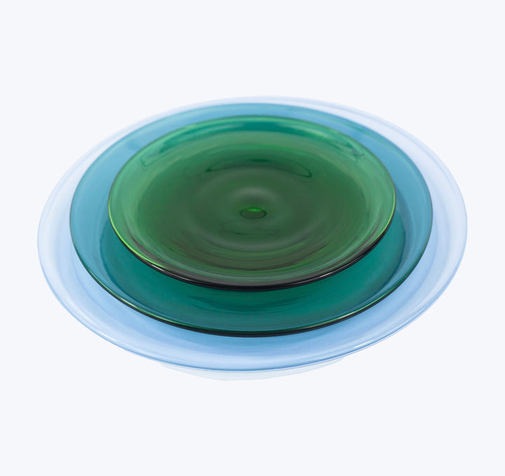 4" Nesting Tray, Teal Blue