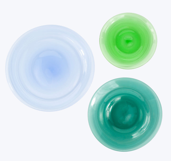 4" Nesting Tray, Teal Blue