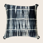 Shibori Waves Silk Pillow