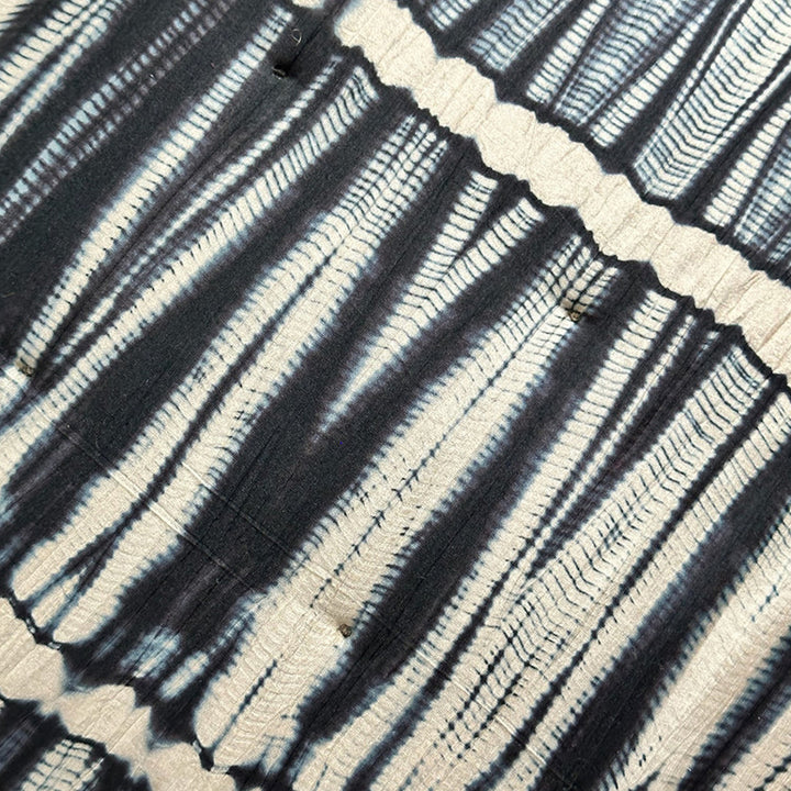 Shibori Waves Silk Pillow