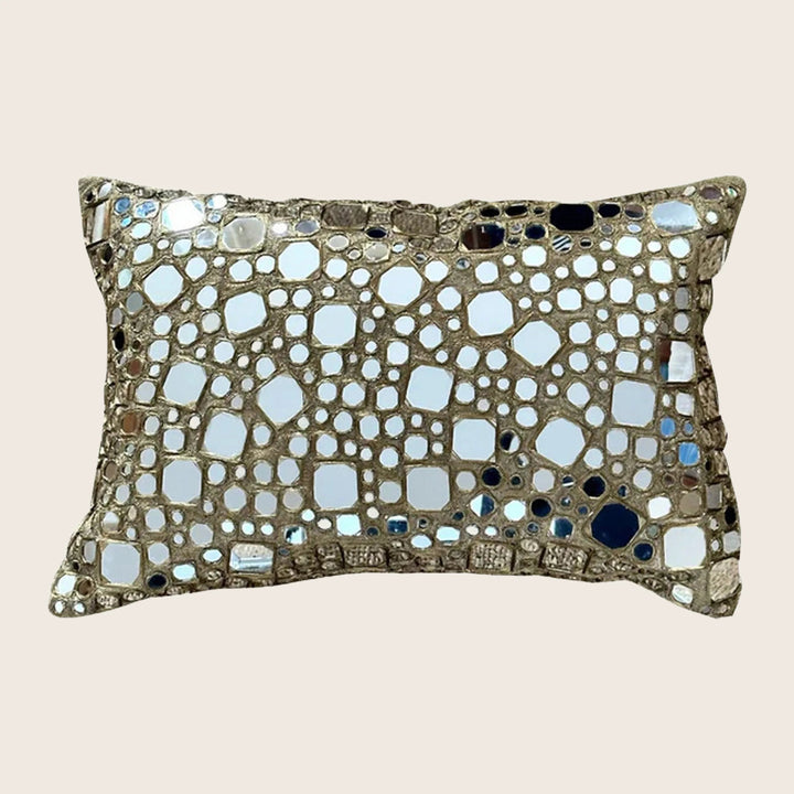 Mosaic Mirror Lumbar Pillow
