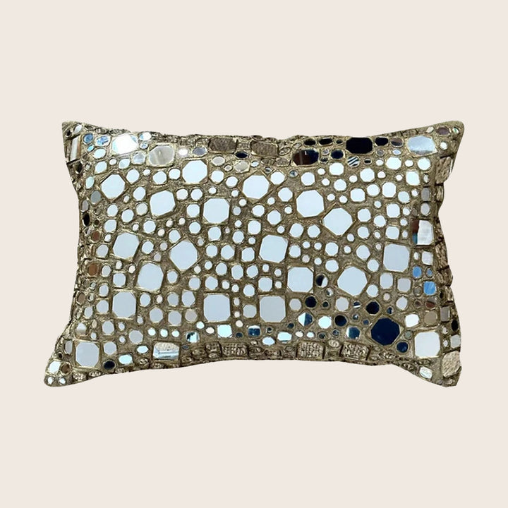 Mosaic Mirror Lumbar Pillow