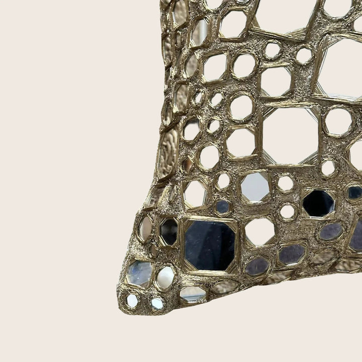 Mosaic Mirror Lumbar Pillow