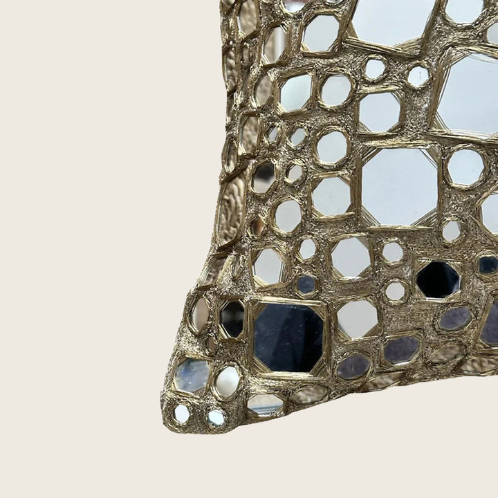 Mosaic Mirror Lumbar Pillow