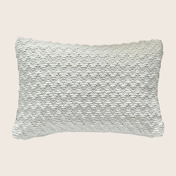 Shivi Ivory Lumbar Pillow