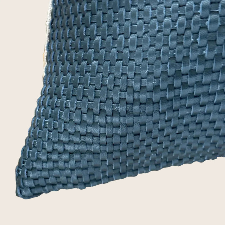 Leather Weave Pillow
