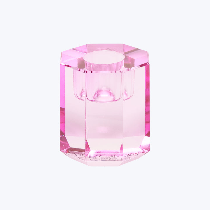 Aura Tall Crystal Candle Holder